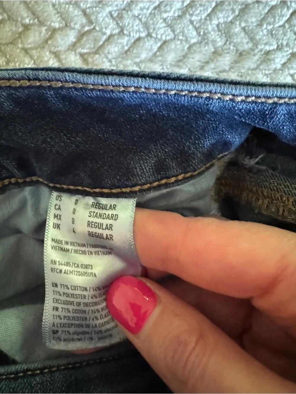 American‎ Eagle Outfitters Dark Blue Women's Jeggings Size 0